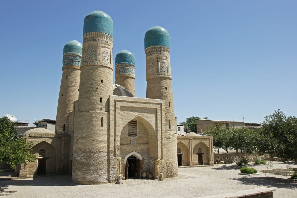 Chor Minor Moschee in Buchara, Usbekistan