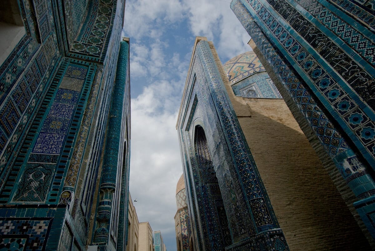 Usbekistan_Nekropole_Schah-i-Sinda_ Samarkand_Klueger_Reisen Usbekistan_Nekropole_Schah-i-Sinda_ Samarkand_Klueger_Reisen